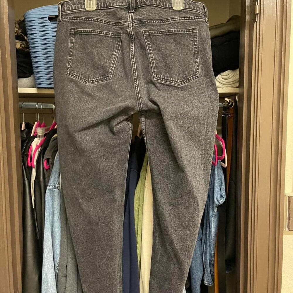 Abercrombie & Fitch Women's Black and Grey Jeans - Picture 2 of 2